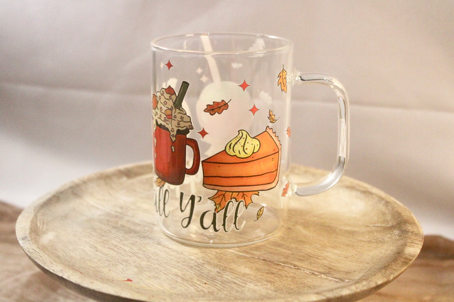 17oz Glass Mug with DTF Wrap - Bold, Durable & Stylish
