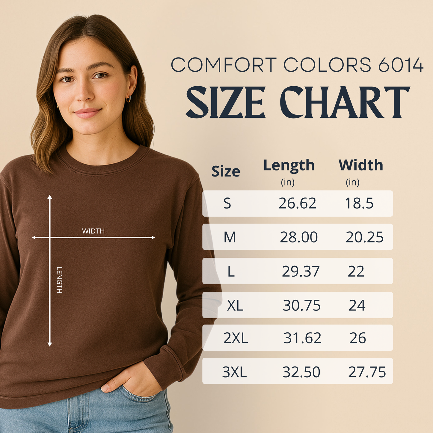 Cozy Season Comfort Colors Long Sleeve Tee