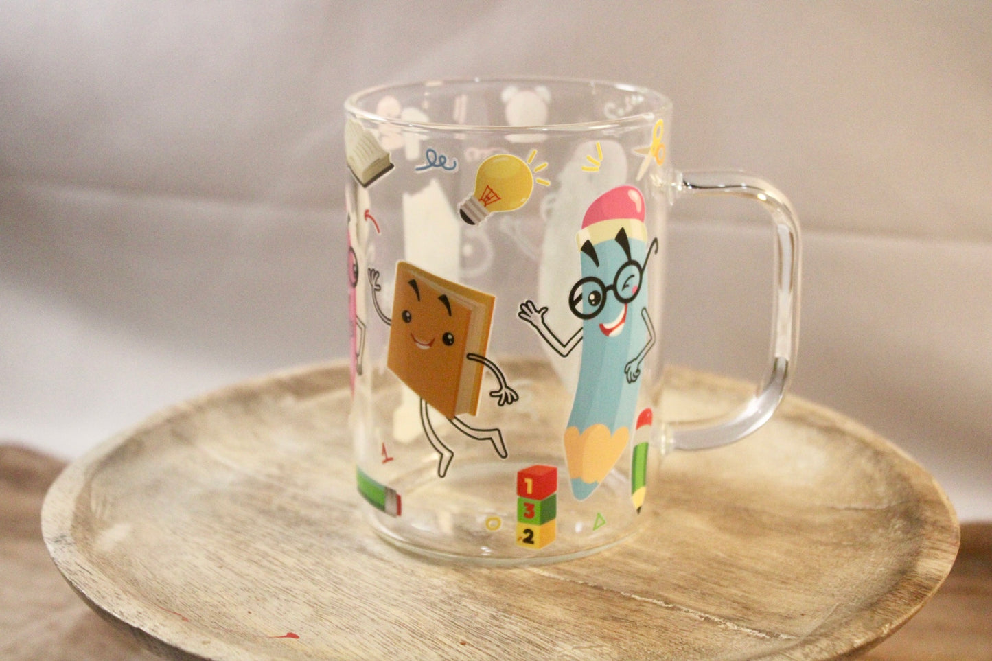 17oz Glass Mug with DTF Wrap - Bold, Durable & Stylish