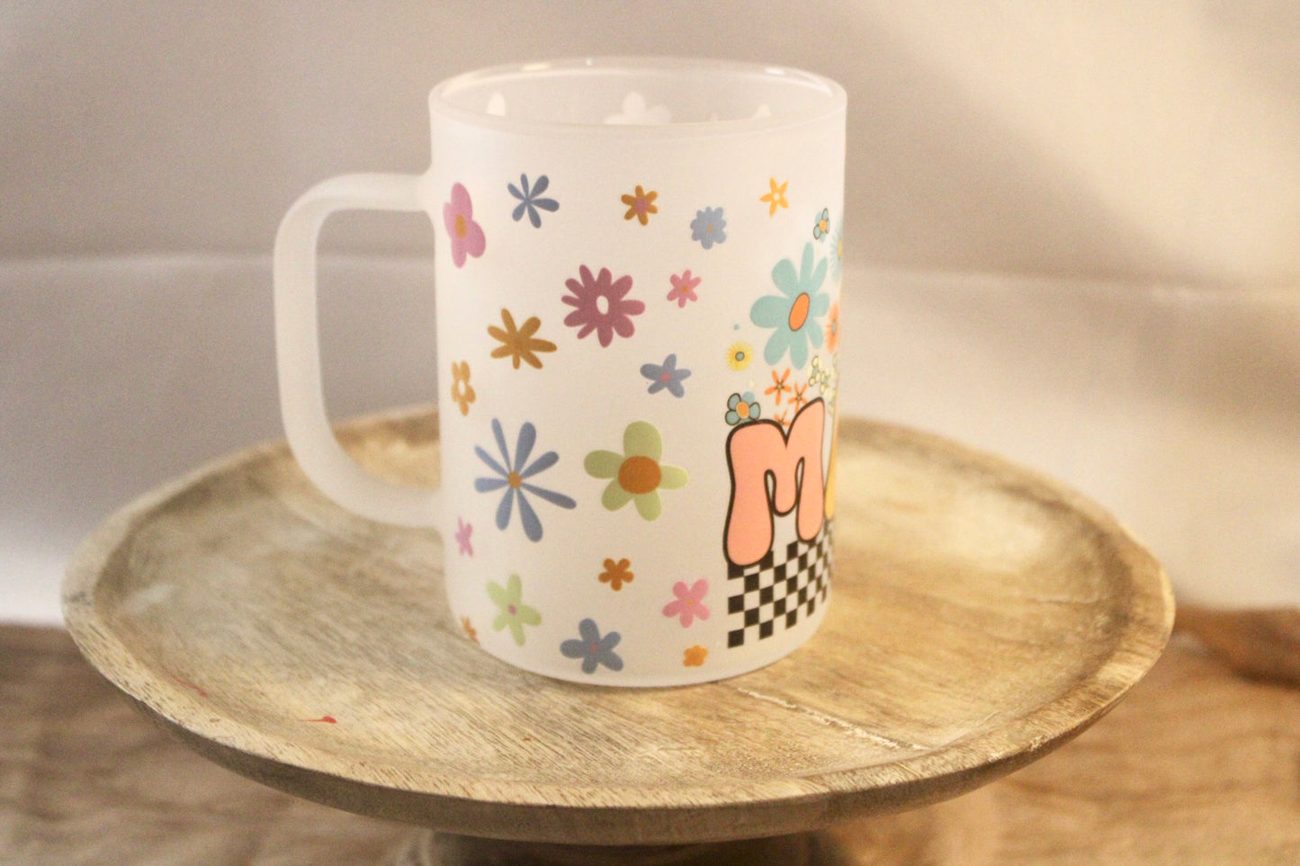 17oz Glass Mug with DTF Wrap - Bold, Durable & Stylish