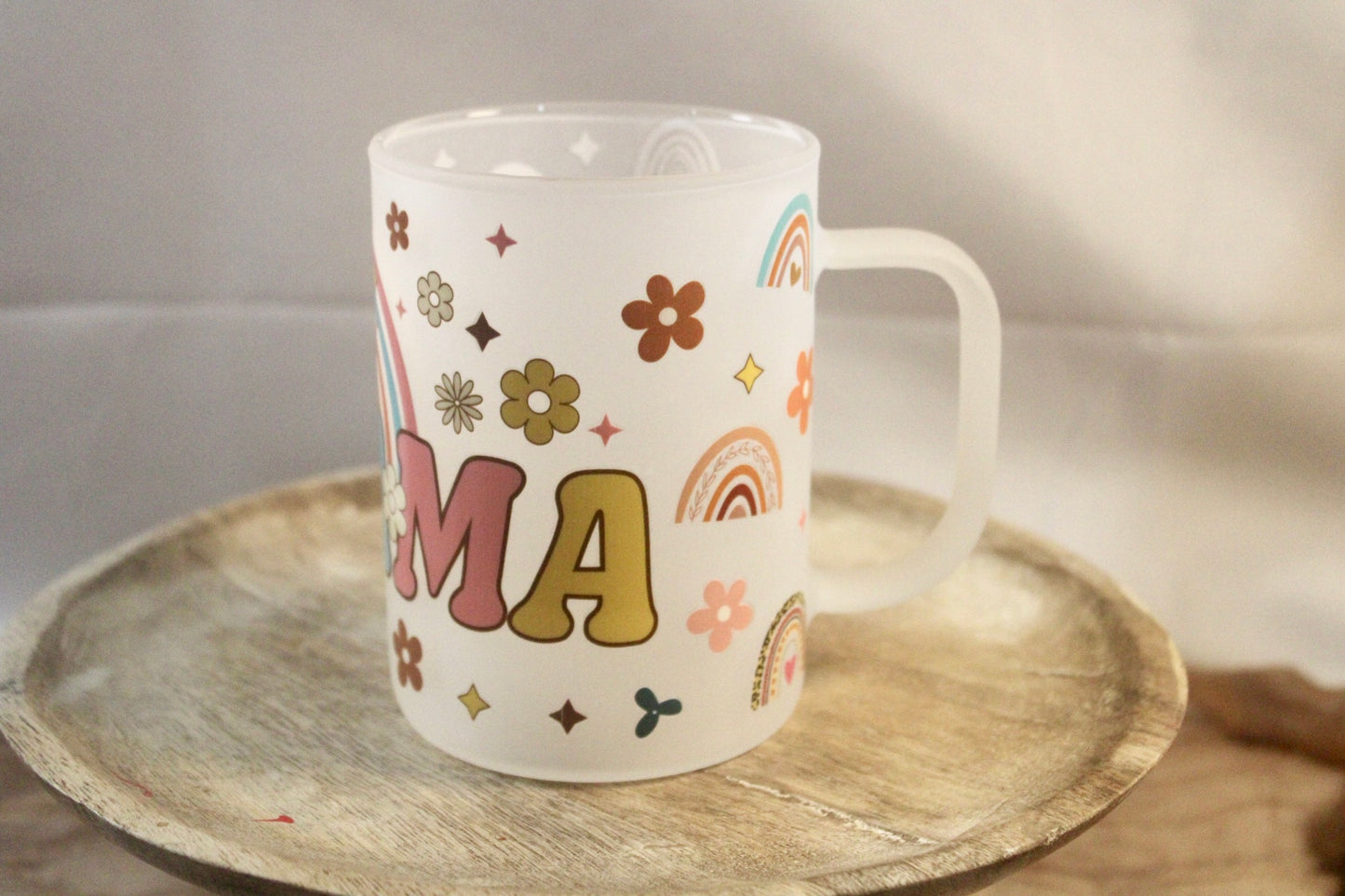 17oz Glass Mug with DTF Wrap - Bold, Durable & Stylish