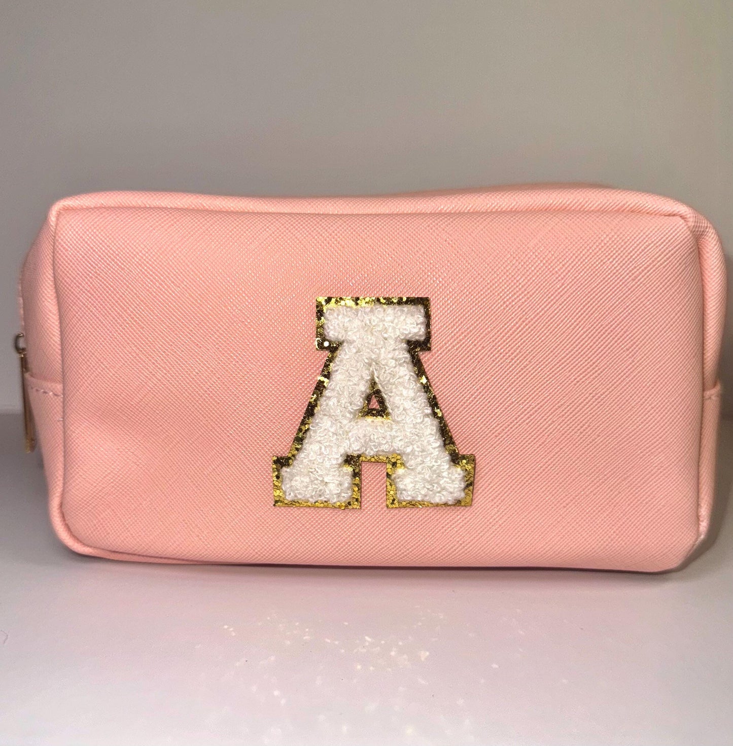 Medium Cosmetics Bag for Women With or Without Personalized Letter Patch