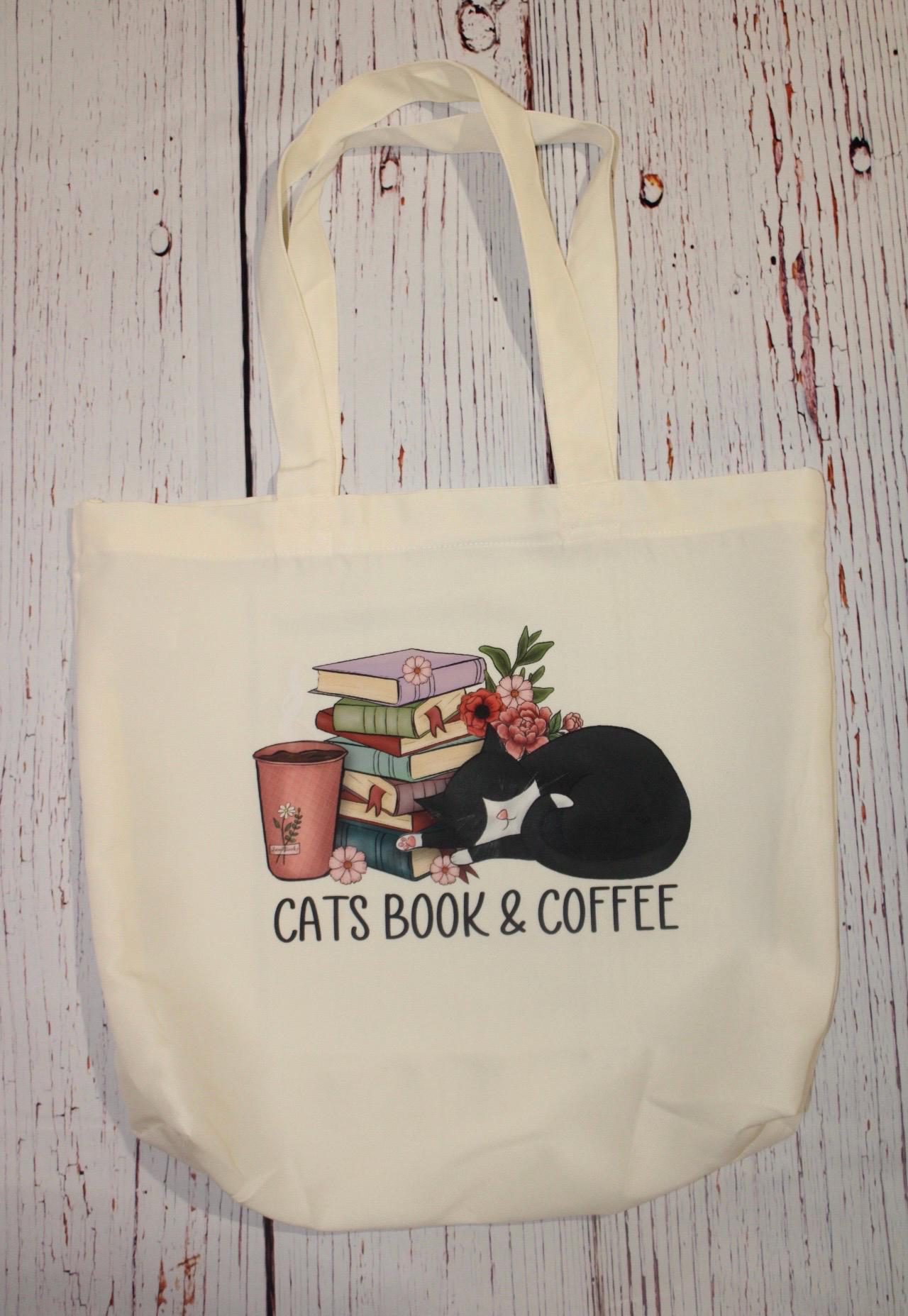 Women’s Stylish Tote Bags for coffee lovers book lovers and women