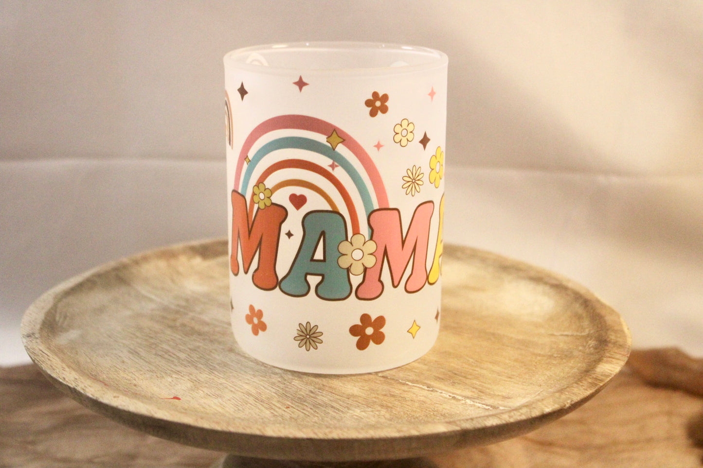 17oz Glass Mug with DTF Wrap - Bold, Durable & Stylish