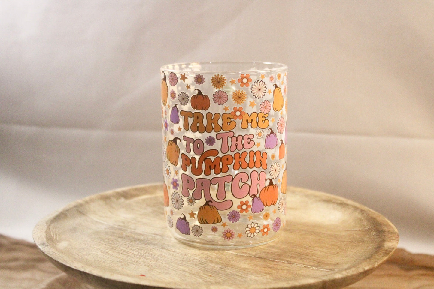 17oz Glass Mug with DTF Wrap - Bold, Durable & Stylish