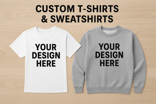 Custom T-Shirts, Crewnecks & Hoodies