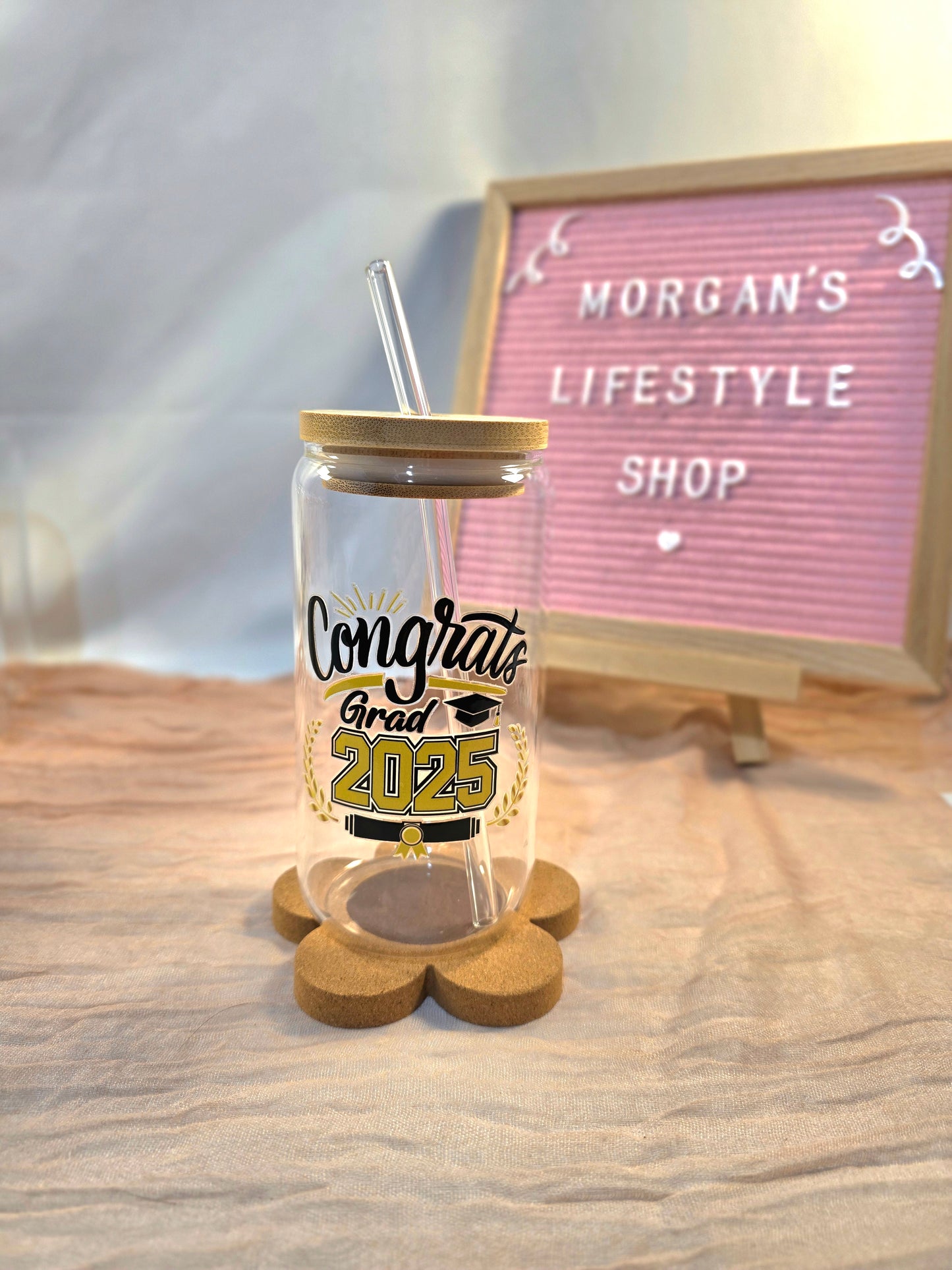 π Graduation 16oz Glass Cups