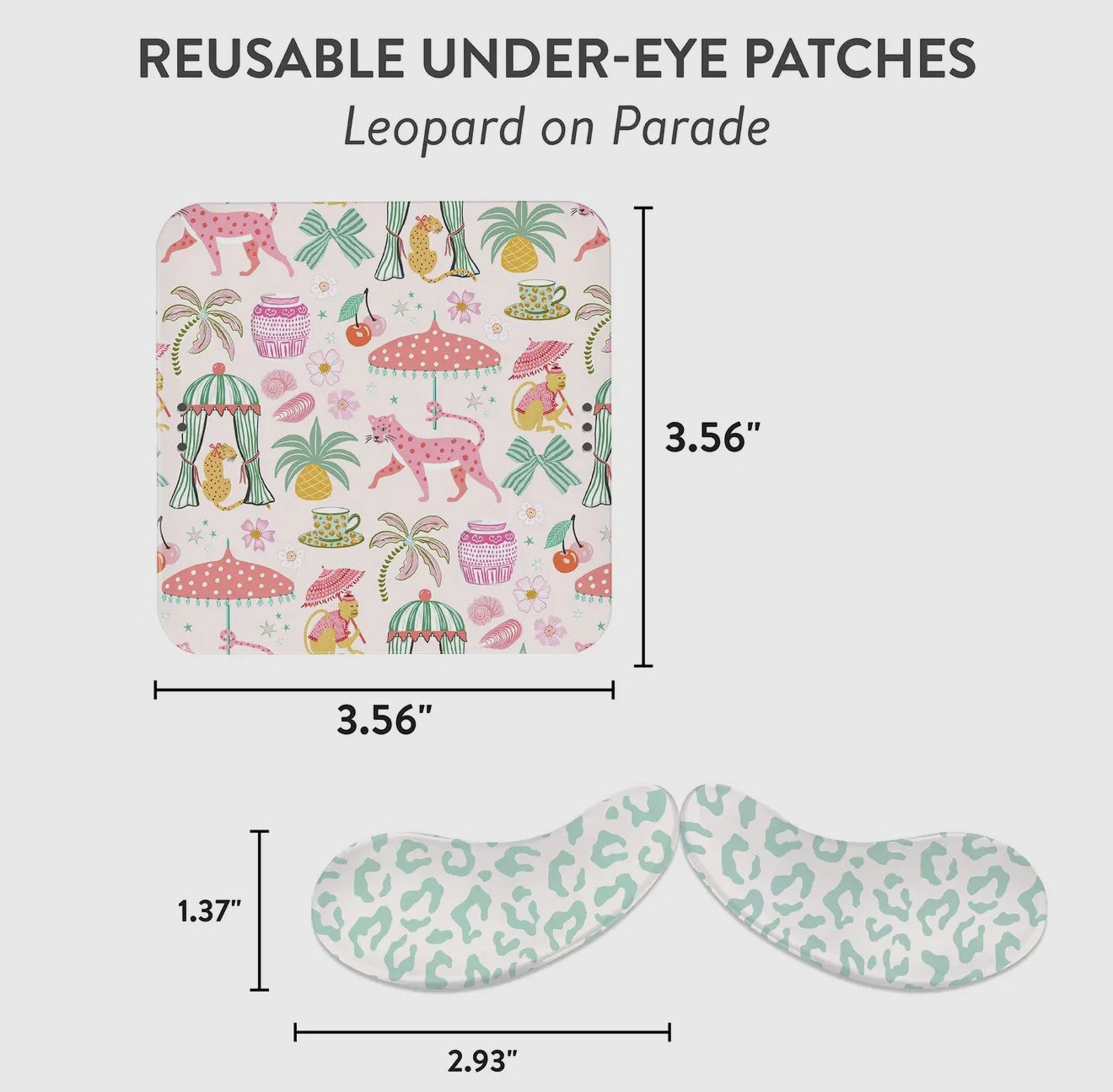 Leopard On Parade Reusable Under-Eye Patches