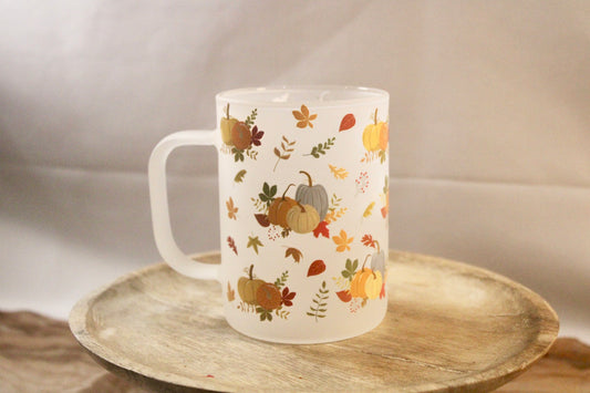 17oz Glass Mug with DTF Wrap - Bold, Durable & Stylish