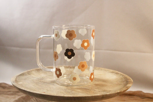 17oz Glass Mug with DTF Wrap - Bold, Durable & Stylish