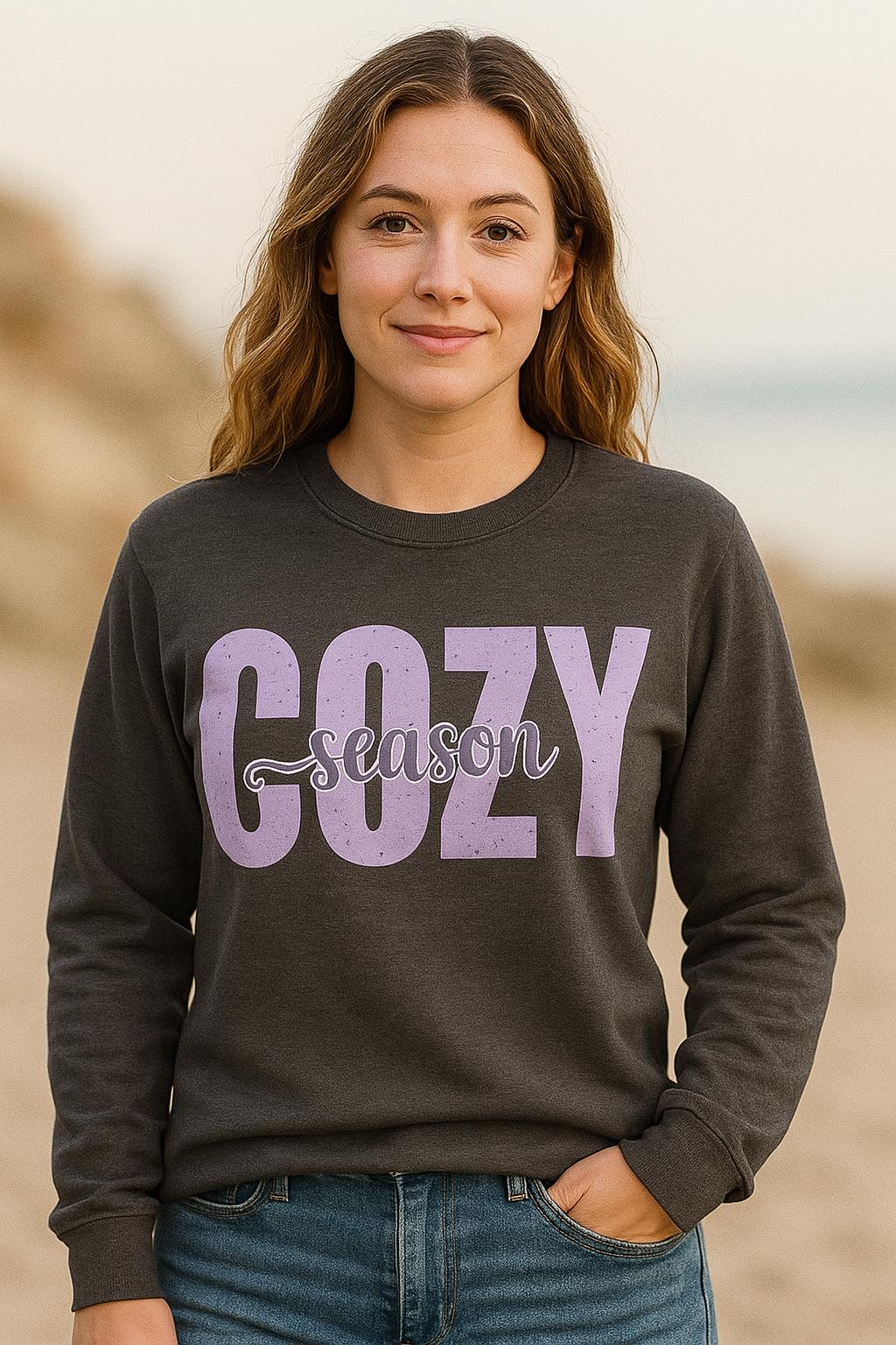 Cozy Season Comfort Colors Long Sleeve Tee