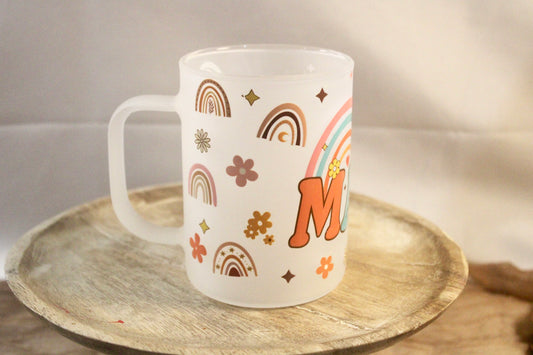 17oz Glass Mug with DTF Wrap - Bold, Durable & Stylish