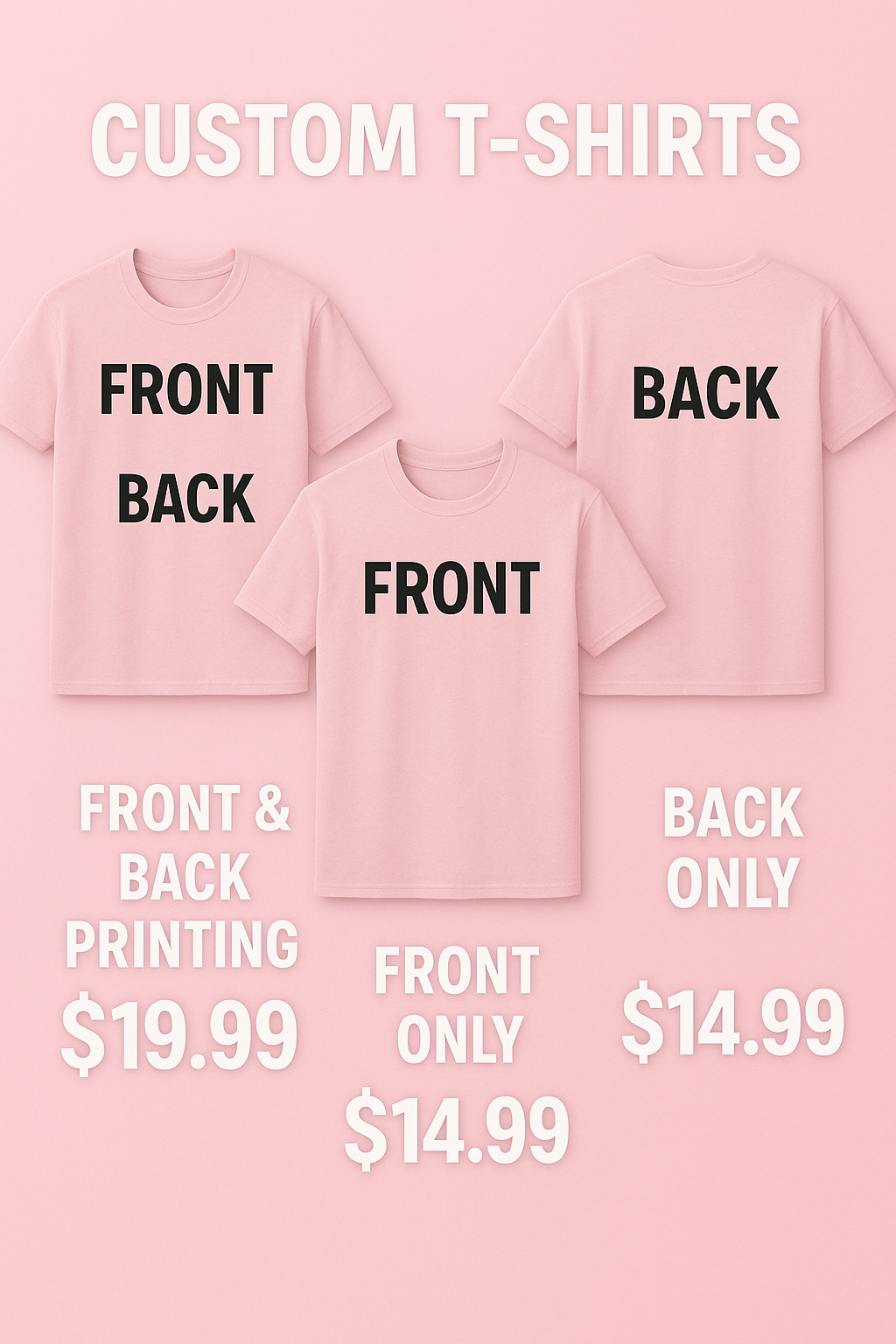 Custom T-Shirts, Crewnecks & Hoodies