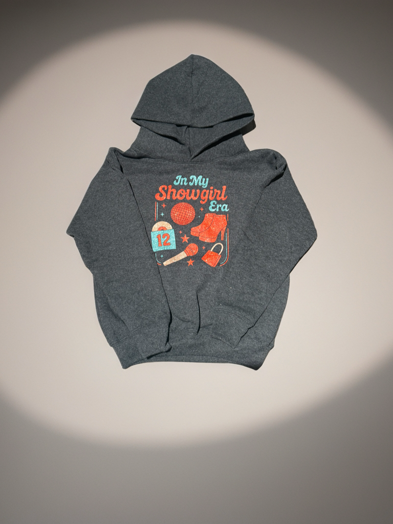Taylor Swift “In My Showgirl Era” Kids Hoodie