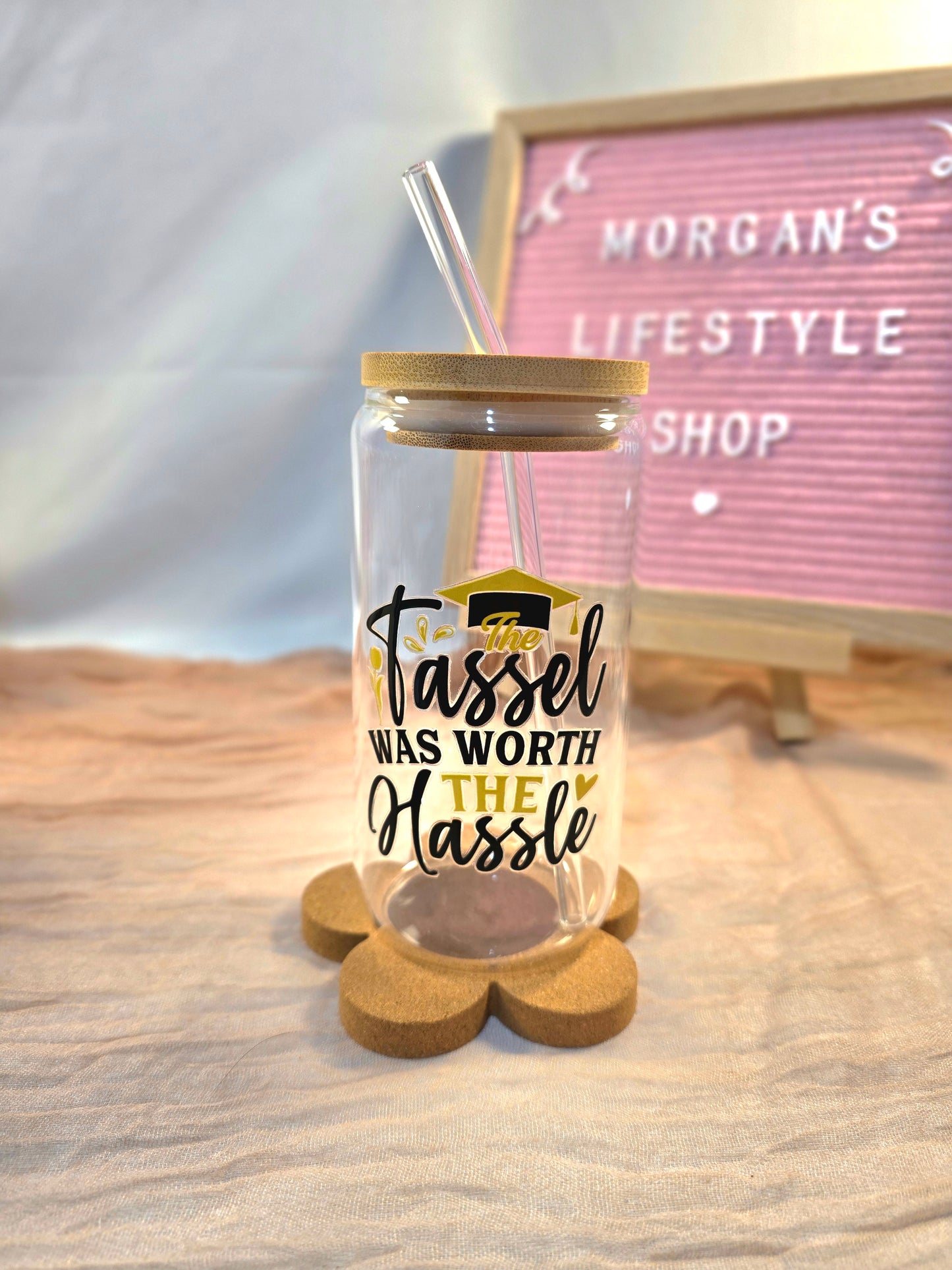 🎓 Graduation 16oz Glass Cups