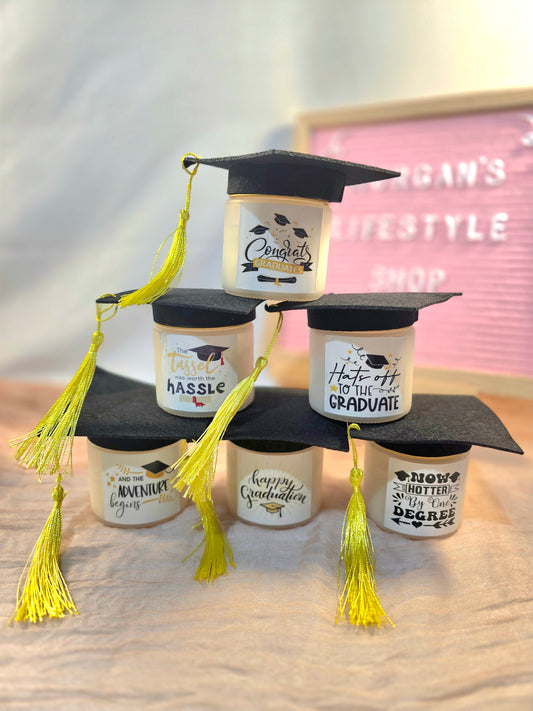 🎓 Graduation Single Wick Candles – Celebrate Their Next Chapter!